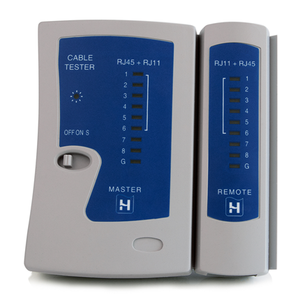 Afbeelding vergroten Hirschmann kabeltester rj 45 utp 695020663