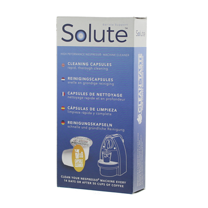 Afbeelding vergroten SOLUTE reinigingscapsules voor Nespresso 8 stuks