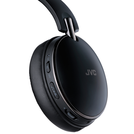Afbeelding vergroten JVC draadloze hoofdtelefoon on-ear HA-S90BN-B zwart