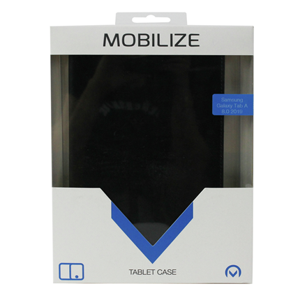 Afbeelding vergroten Mobilize Samsung bookstandaard Tab-A 8.0 zwart