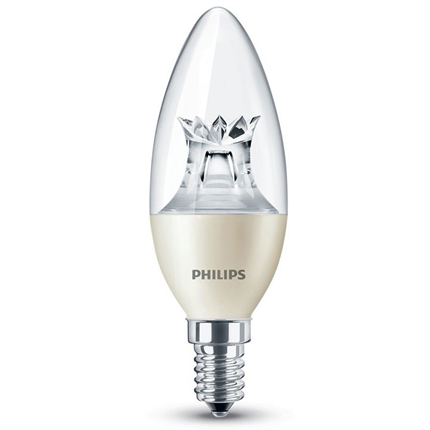 Afbeelding vergroten Philips LED lamp E14 Kaars 4W 250 Lm Dimbaar