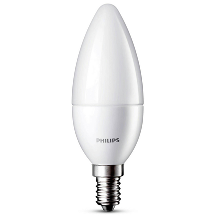 Afbeelding vergroten Philips LED lamp E14 Kaars mat 5,5W 470Lm