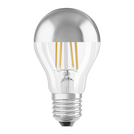 Afbeelding vergroten Osram ledlamp E27 6,5W Classic A zilver