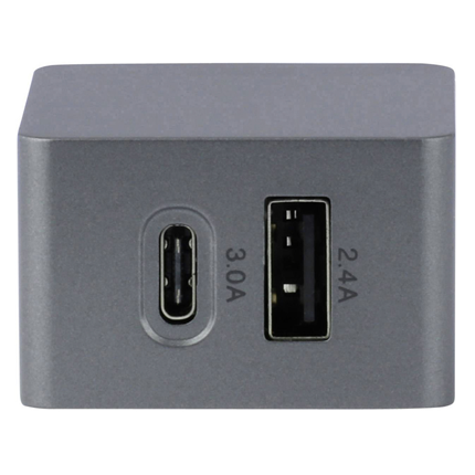 Afbeelding vergroten GP USB Thuislader WA51 1x USB-A + 1x USB-C