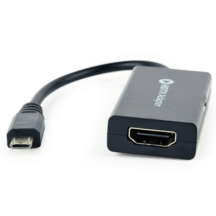 Afbeelding vergroten Scanpart Aansluitkabel Mhl HDMI(F) - Micro Usb(M) 5-P