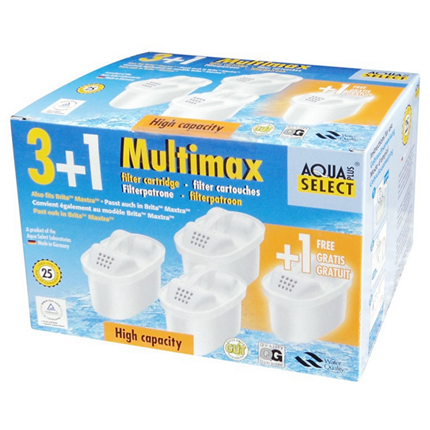 Afbeelding vergroten Aqua Select Filterpatronen Multimax alternatief voor Brita Maxtra 3+1