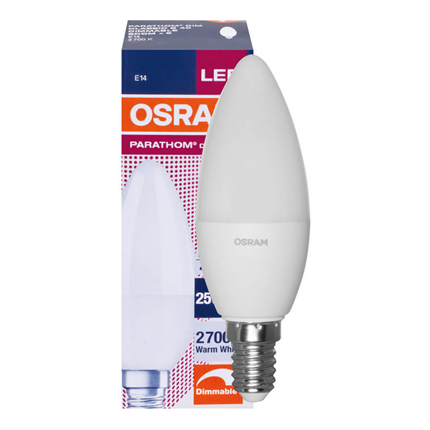 Afbeelding vergroten Osram ledlamp E14 5W Classic B mat 4058075292215