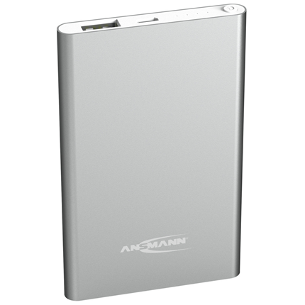 Afbeelding vergroten Ansmann Powerbank 4000mAh 1x USB Zilver
