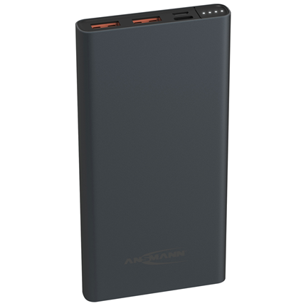 Afbeelding vergroten Ansmann Powerbank zwart 10000mAh