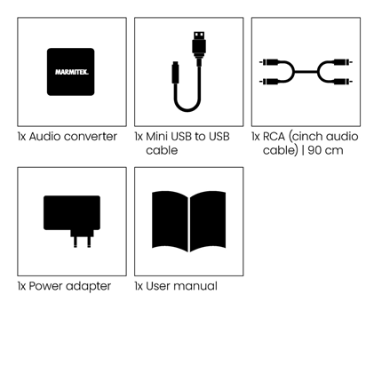 Afbeelding vergroten Marmitek Connect DA51 Converter Digitale Audio Naar Analoge Audio