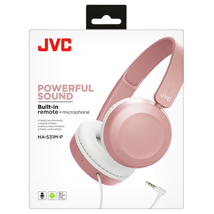 Afbeelding vergroten JVC hoofdtelefoon on-ear HA-S31M