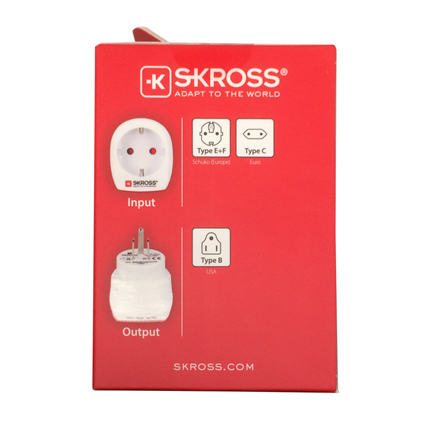 Afbeelding vergroten S-KROSS reisstekker Europa > VS 102322