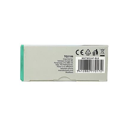 Afbeelding vergroten draadloze hoofdtelefoon inner-ear zwart + mic