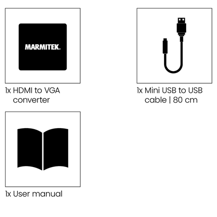 Afbeelding vergroten Marmitek HDMI naar VGA Converter