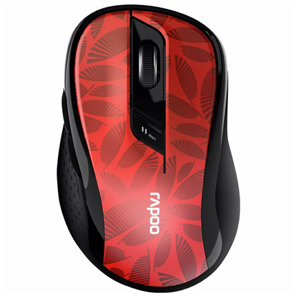 Afbeelding vergroten Rapoo draadloze multi-mode muis M500 rood