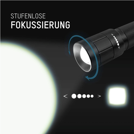 Afbeelding vergroten Ansmann LED zaklamp 1500 Lumen