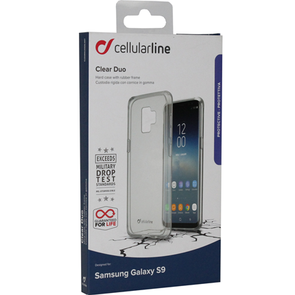 Afbeelding vergroten Cellular Line Backcover Transparant Samsung Galaxy S9