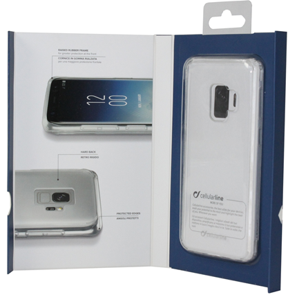 Afbeelding vergroten Cellular Line Backcover Transparant Samsung Galaxy S9