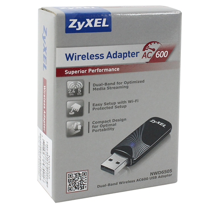 Afbeelding vergroten ZyXel netadapter NWD6505