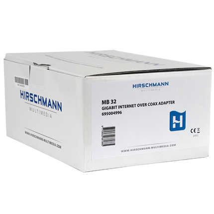 Afbeelding vergroten Hirschmann GigaBit 1 coax adapter