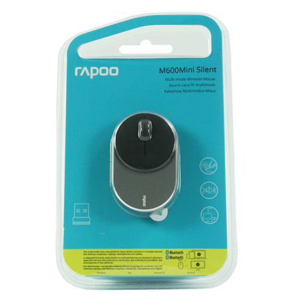 Afbeelding vergroten Rapoo draadloze muis 2.4gHz en Bluetooth M600M