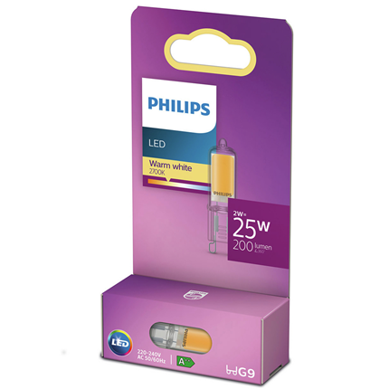 Afbeelding vergroten Philips LED Lamp G9 2W