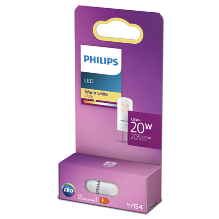 Afbeelding vergroten Philips LED Capsule G4 2,8W