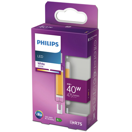 Afbeelding vergroten Philips LED Lamp R7s 4W Dimbaar