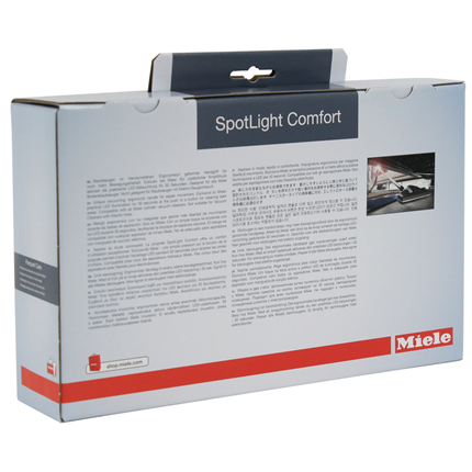 Afbeelding vergroten Miele Handgreep 35mm Ergonomisch handgreep + spotlight