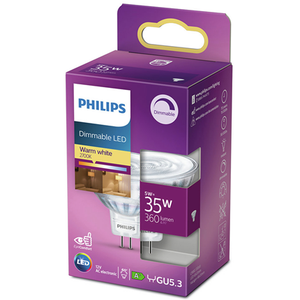 Afbeelding vergroten Philips LED Lamp GU5.3 5W dimbaar