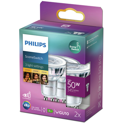 Afbeelding vergroten Philips LED Lamp GU10 5W