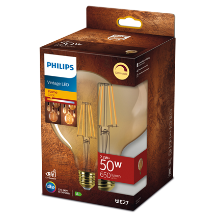 Afbeelding vergroten Philips LED Lamp E27 8W