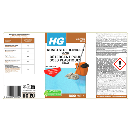 Afbeelding vergroten HG Kunststof Vloeren Glansreiniger Voedend (product 78)
