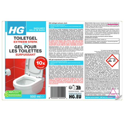 Afbeelding vergroten HG Super kracht toiletreiniger