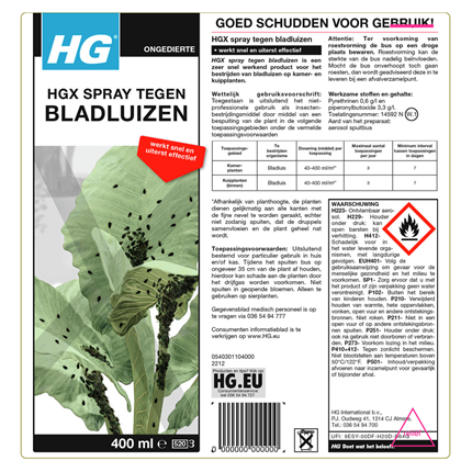 HG Spray tegen bladluizen