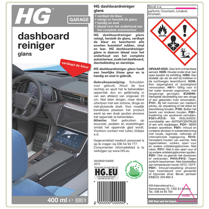 Afbeelding vergroten HG Cockpitspray glans
