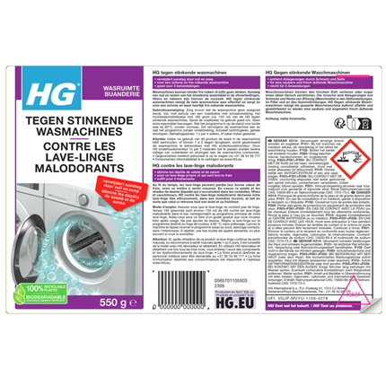 Afbeelding vergroten HG Stinkende Wasmachine Reiniger