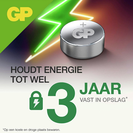 Afbeelding vergroten GP LR44 Knoopcel Alkaline Batterij