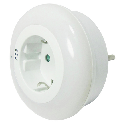 Afbeelding vergroten Scanpart LED nachtlamp + lichtsensor met aan-uit schakelaar