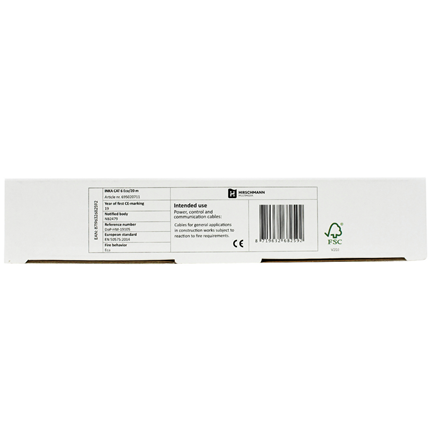 Afbeelding vergroten Hirschmann Cat 6 Dca U/UTP kabel 20m Zonder stekkers Wit
