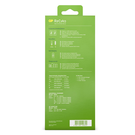 Afbeelding vergroten GP ReCyko Universeel Batterij Oplader