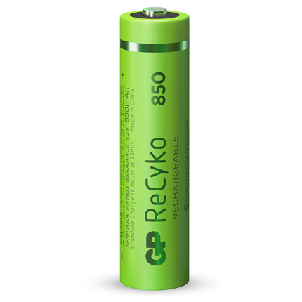 Afbeelding vergroten GP ReCyko AAA 850mAh 2 stuks Oplaadbare NiMH Batterij