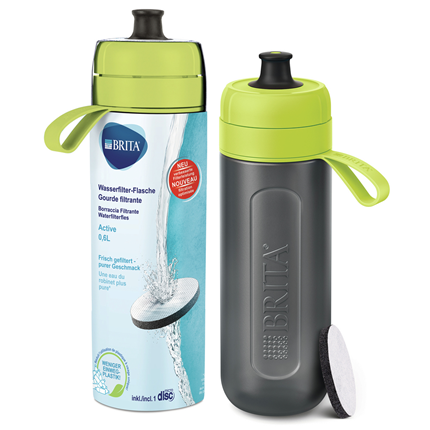 Afbeelding vergroten Brita Fill&Go Active Waterfilterfles Lime