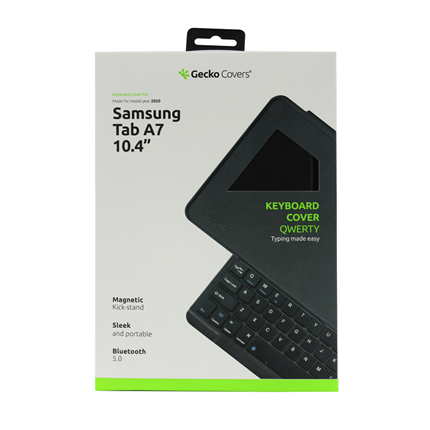 Afbeelding vergroten Gecko Tablet hoes Galaxy Tab A7 10,4" Zwart met Toetsenbord