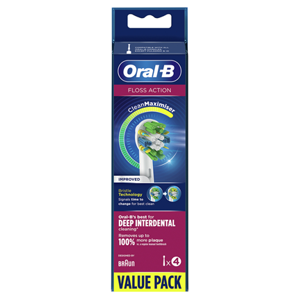Afbeelding vergroten Oral-B FlossAction Tandenborstel 4 Stuks 80339419