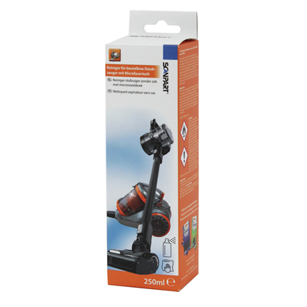 Afbeelding vergroten Scanpart bagless reiniger + doek