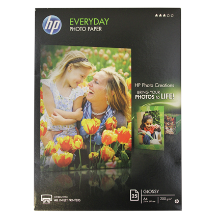 Afbeelding vergroten HP Fotopapier A4 170gr 25p