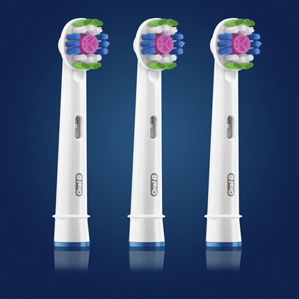 Afbeelding vergroten Oral-B Tandenborstels 3D White 3 Stuks EB18