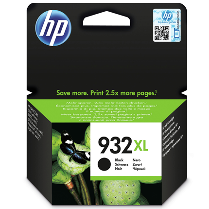 Afbeelding vergroten HP 932 XL Black ± 1000 pagina's