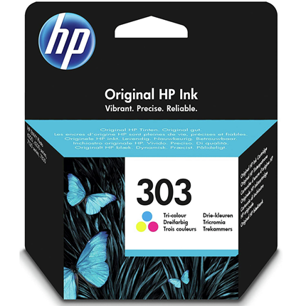Afbeelding vergroten HP 303 Tricolor 4ml ± 165 pagina's